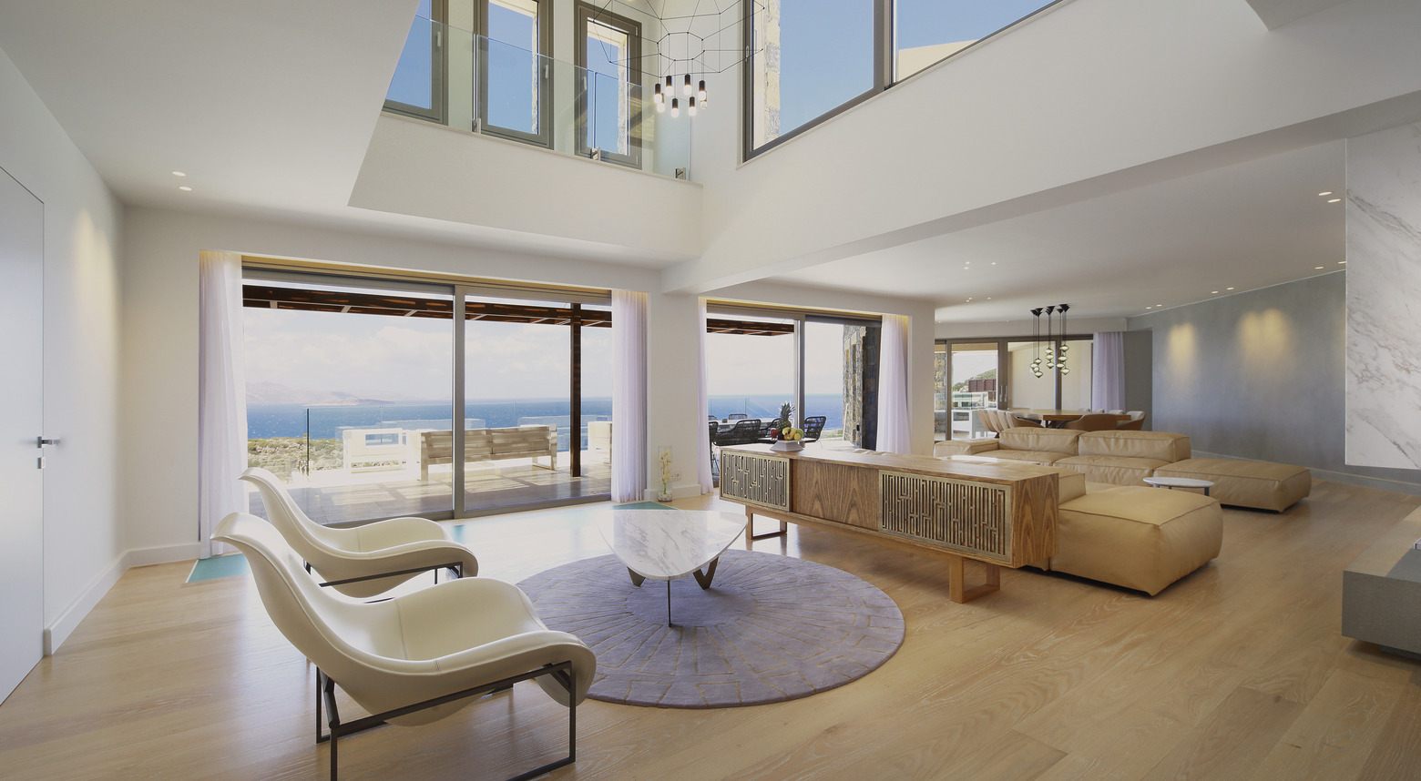 APK Architects-Presidential villa in Daios Cove Resort